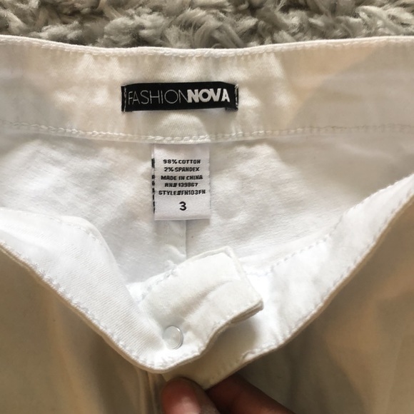 Ultra High Rise White Pants - Picture 3 of 5